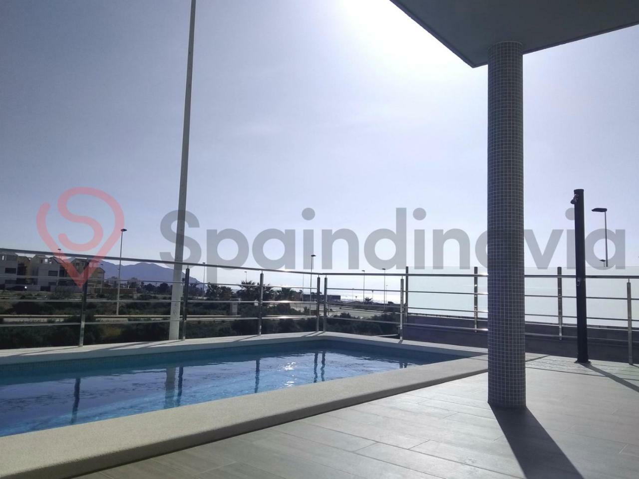 Astonishing Beach And Pool House Mazarron Bagian luar foto